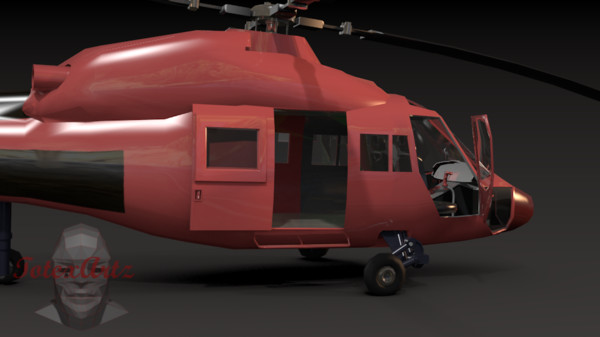 helicopter kasatka russian 3d obj - Russian Kasatka Helicopter by TotexArtz